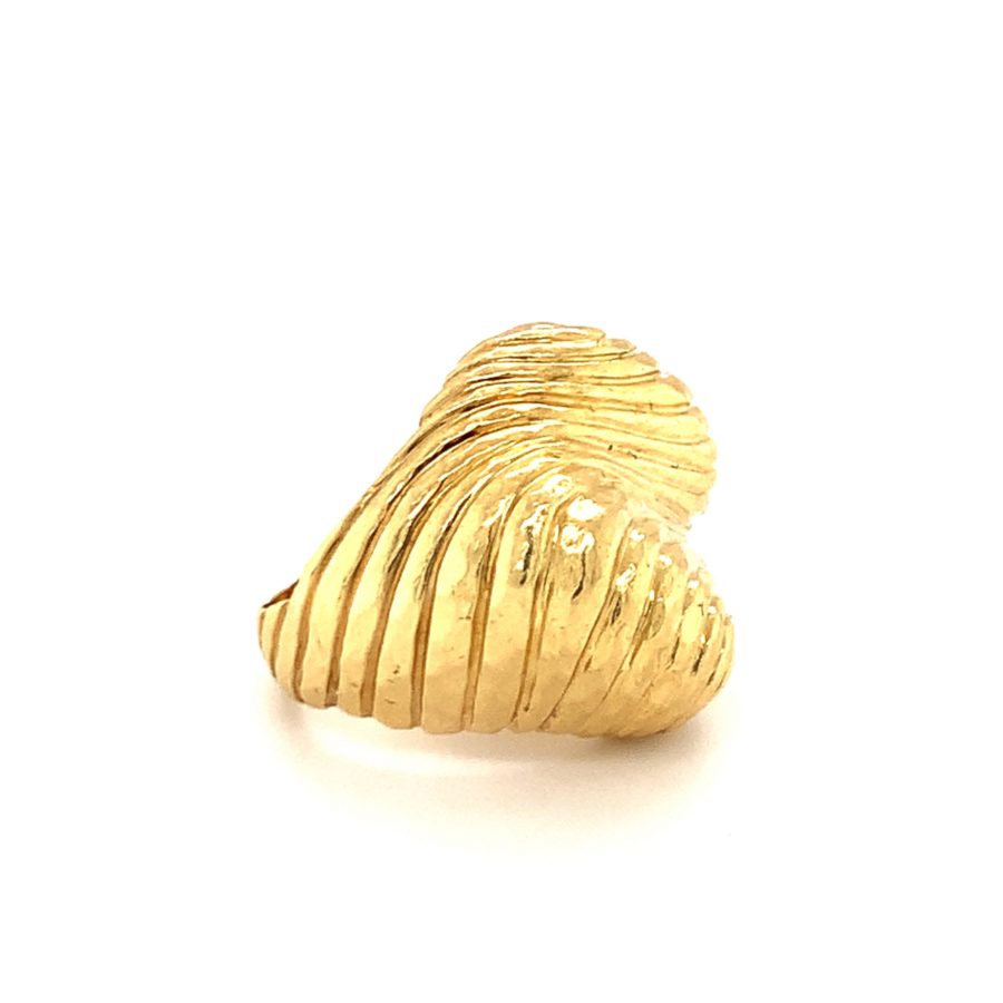 18K YELLOW GOLD RING BY "HENRY DUNAY"