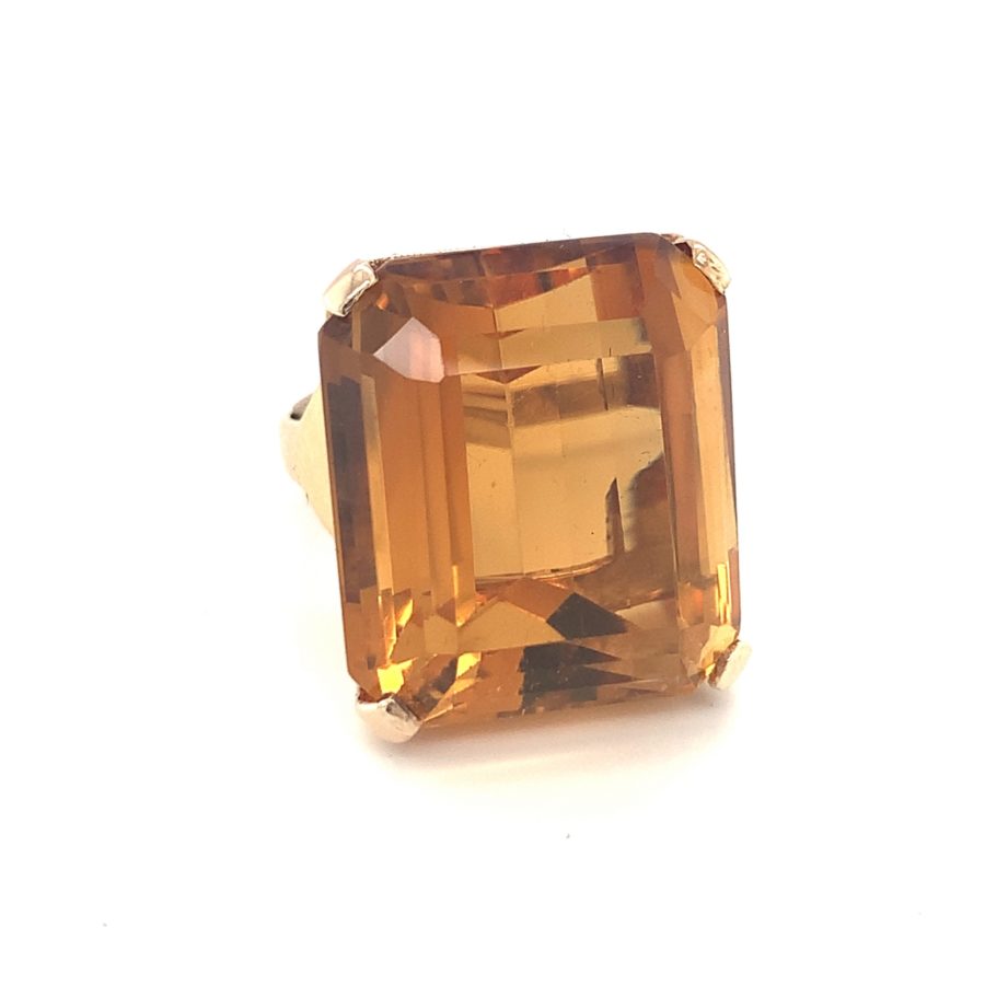 14K-RG CITRINE RING