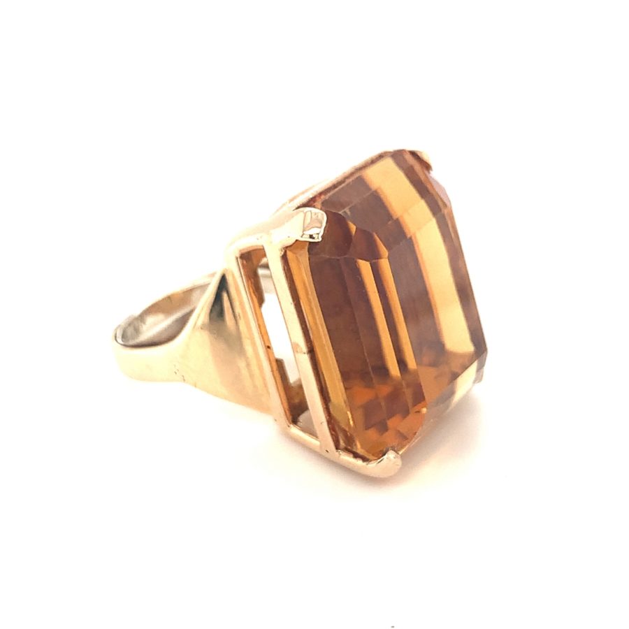 14K-RG CITRINE RING