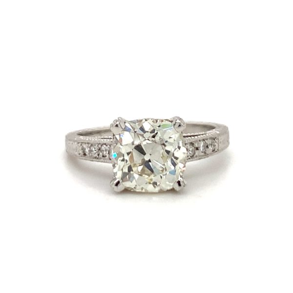 PLATINUM DIAMOND SOLITAIRE RING