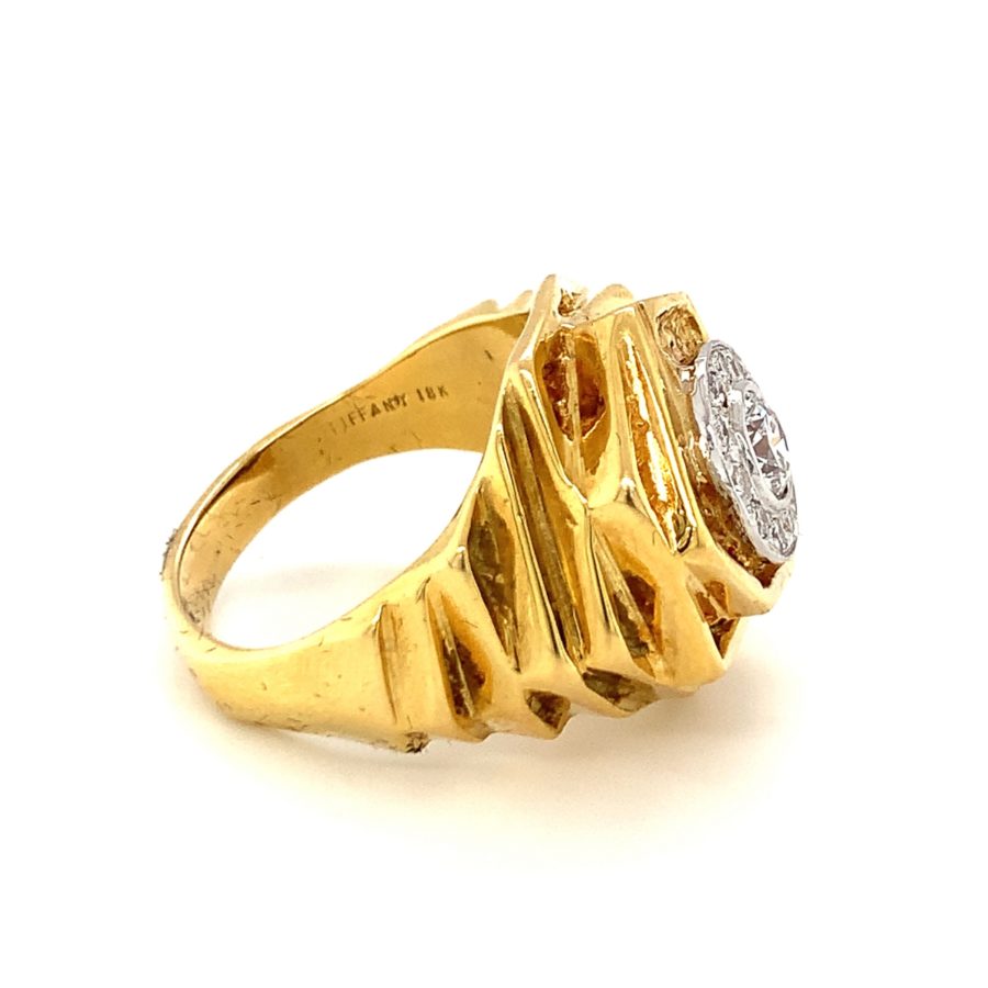 18K Yellow Gold Diamond Ring by "Tiffany"