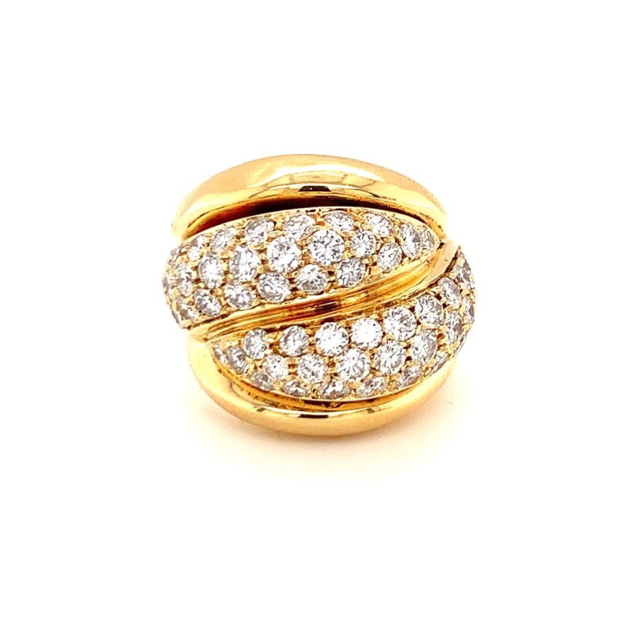 18K-YG DIAMOND RING