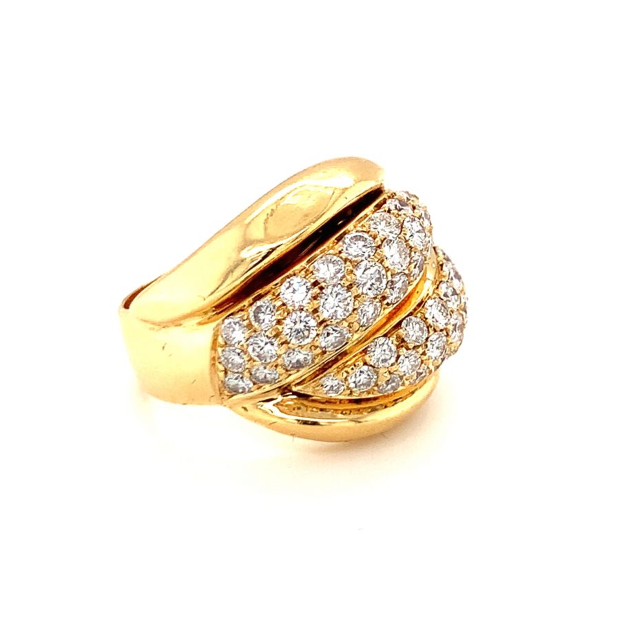 18K-YG DIAMOND RING