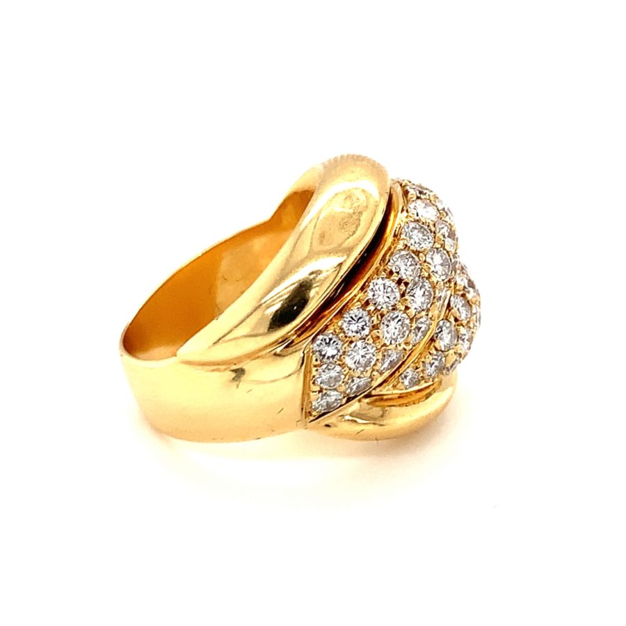 18K-YG DIAMOND RING