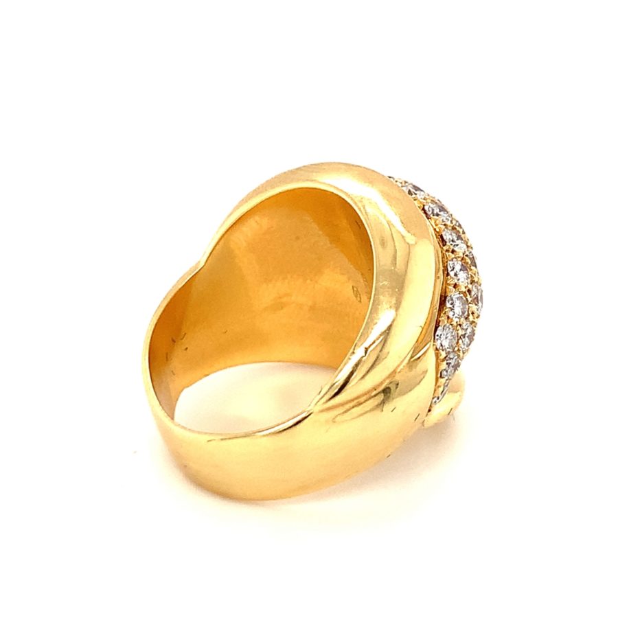 18K-YG DIAMOND RING