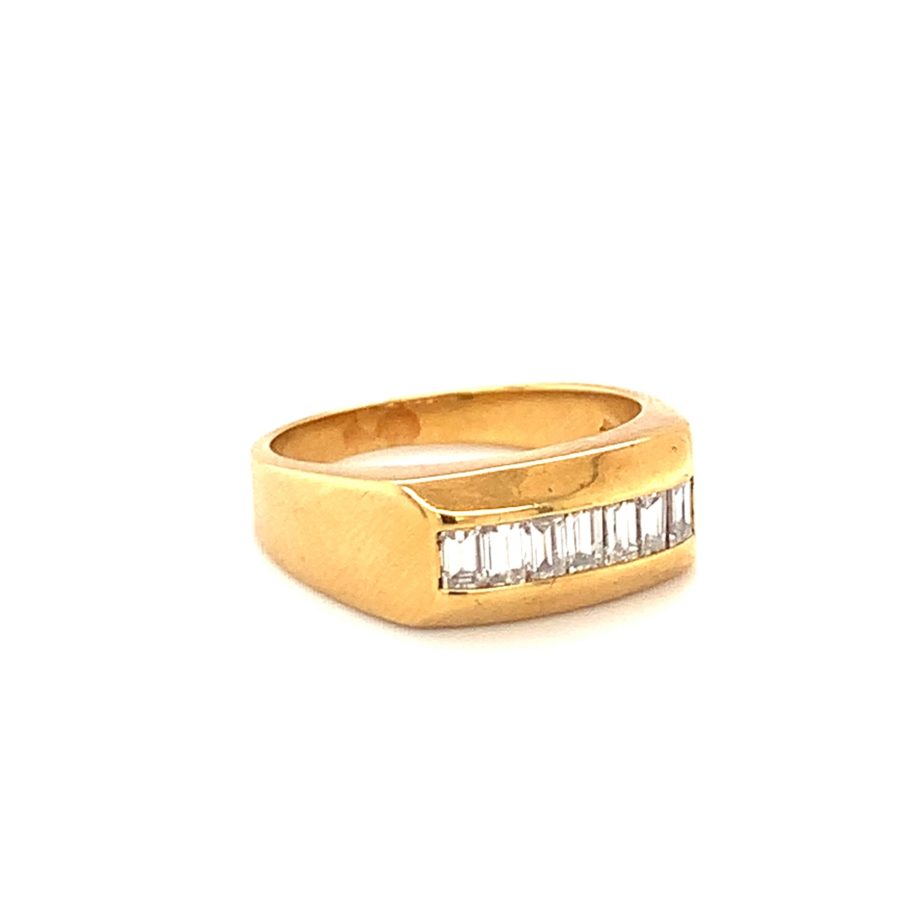 18K-YG DIAMOND RING