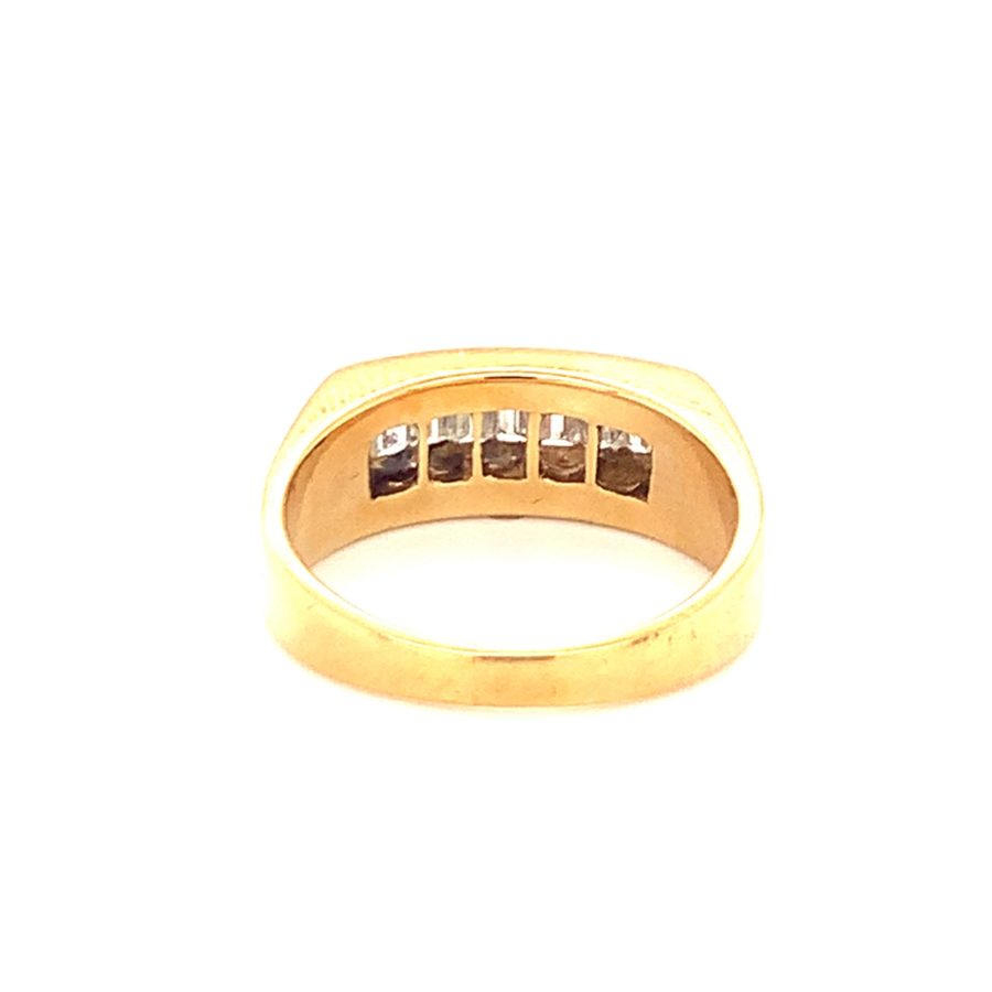 18K-YG DIAMOND RING