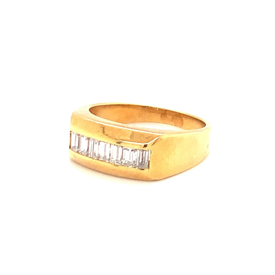 18K-YG DIAMOND RING