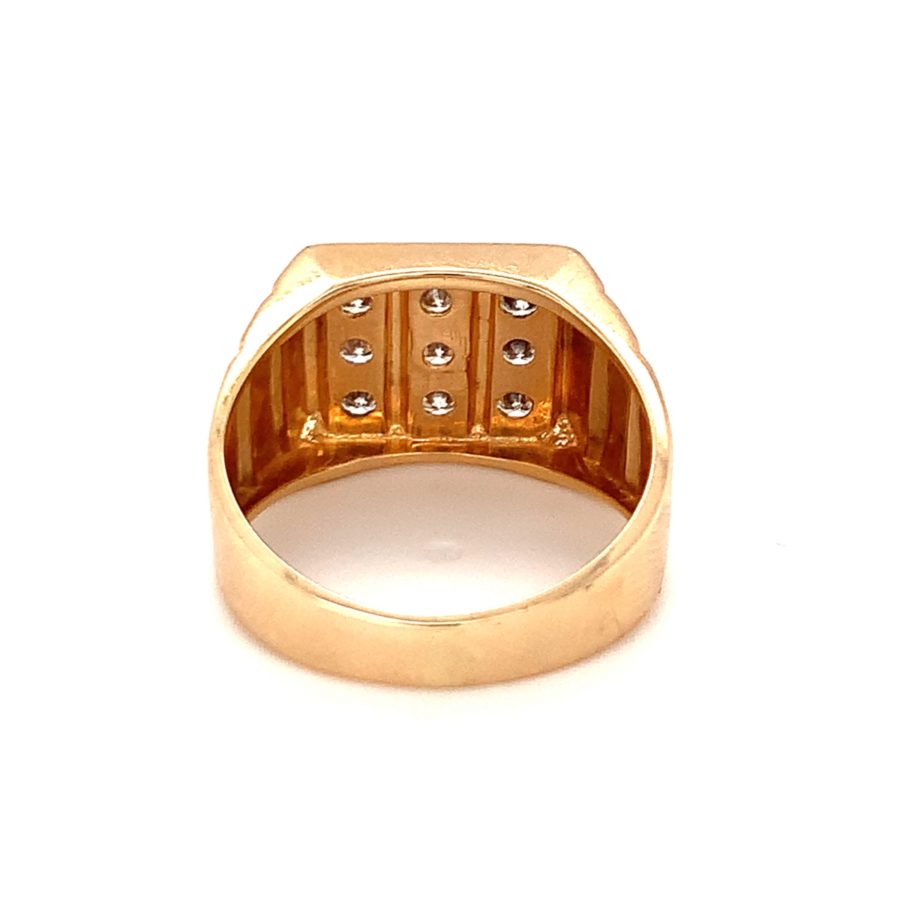 14K Yellow Gold Diamond Ring