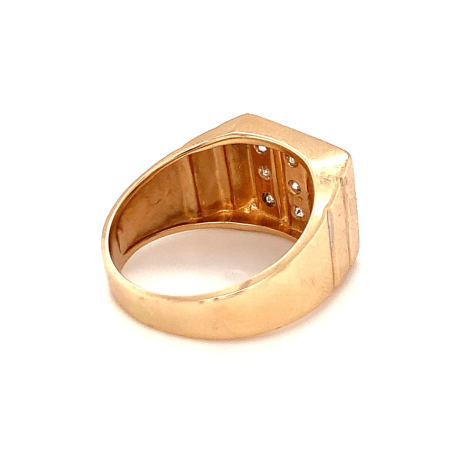 14K Yellow Gold Diamond Ring