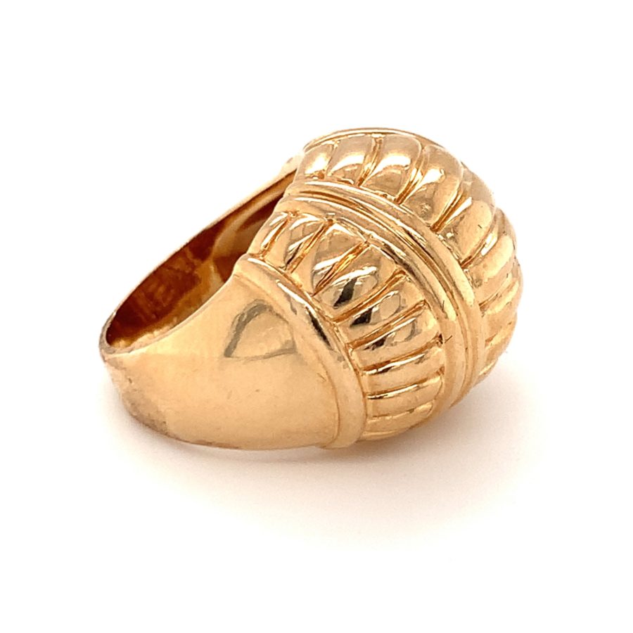 14K-YG DOME RING