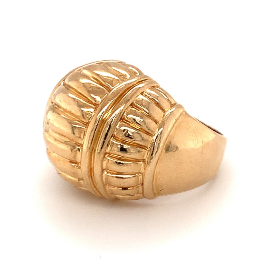 14K-YG DOME RING