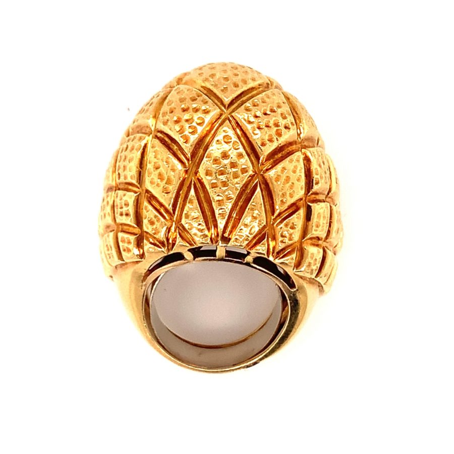 22K Yellow Gold Dome Ring