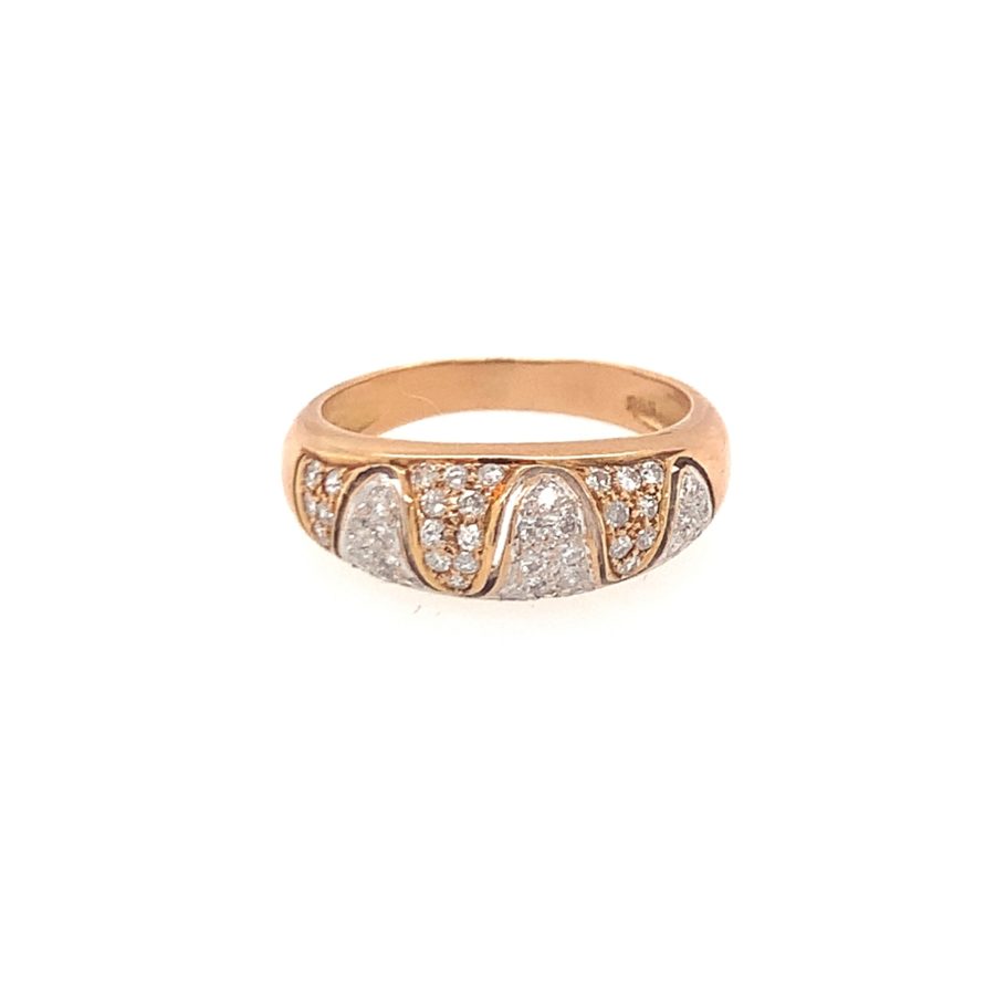 14K-YG DIAMOND RING