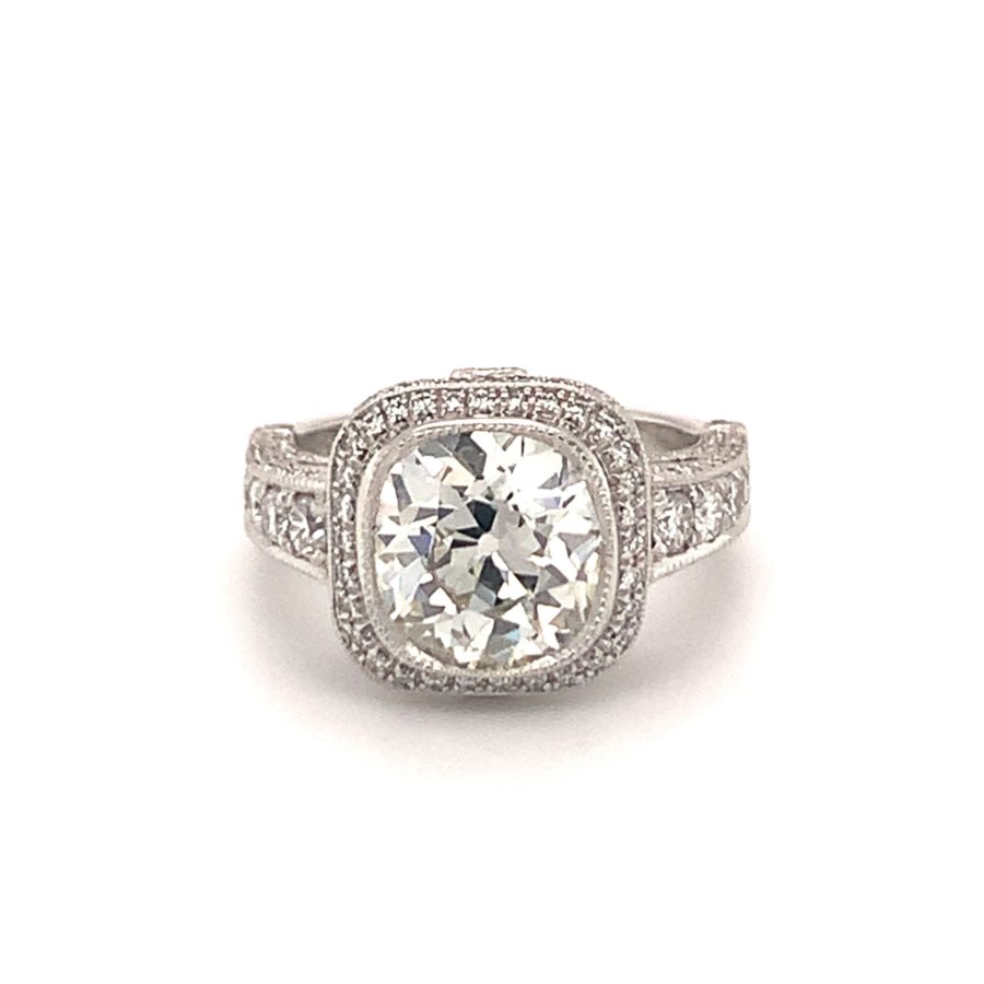 Platinum Diamond Solitaire Ring