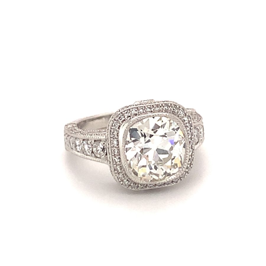 Platinum Diamond Solitaire Ring