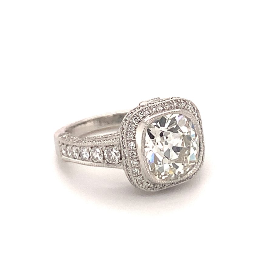 Platinum Diamond Solitaire Ring