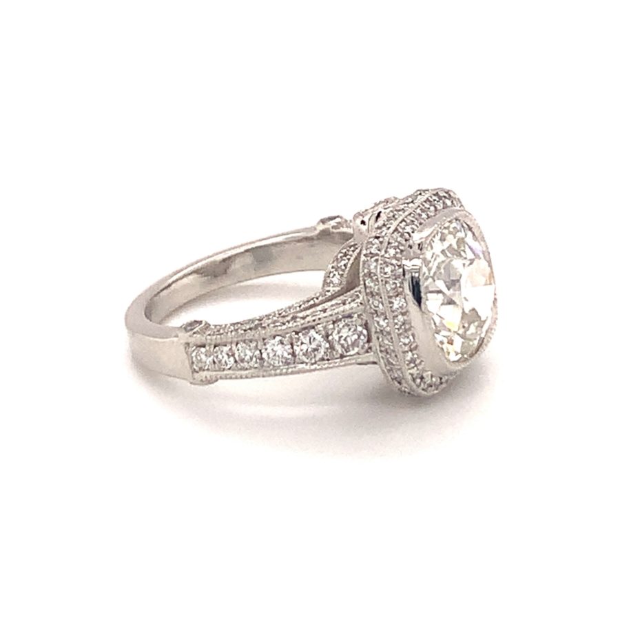 Platinum Diamond Solitaire Ring