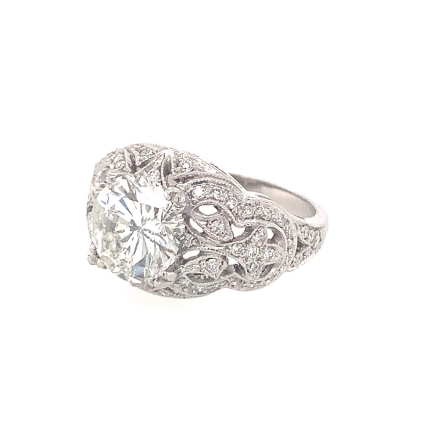 PLATINUM DIAMOND SOLITAIRE RING