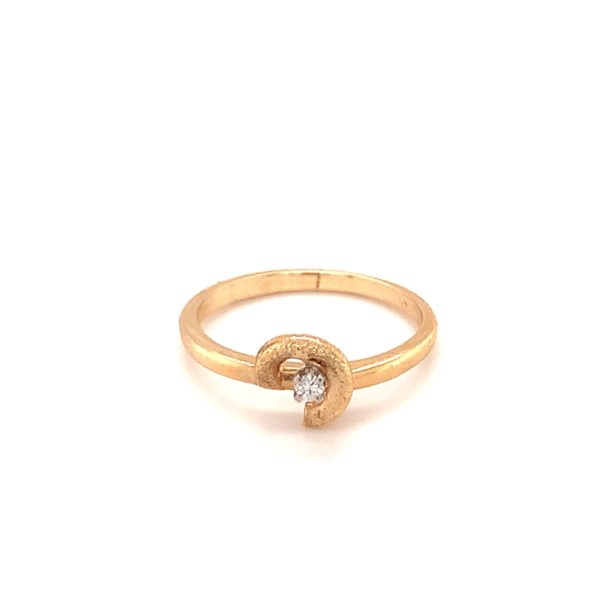 14K-YG DIAMOND RING