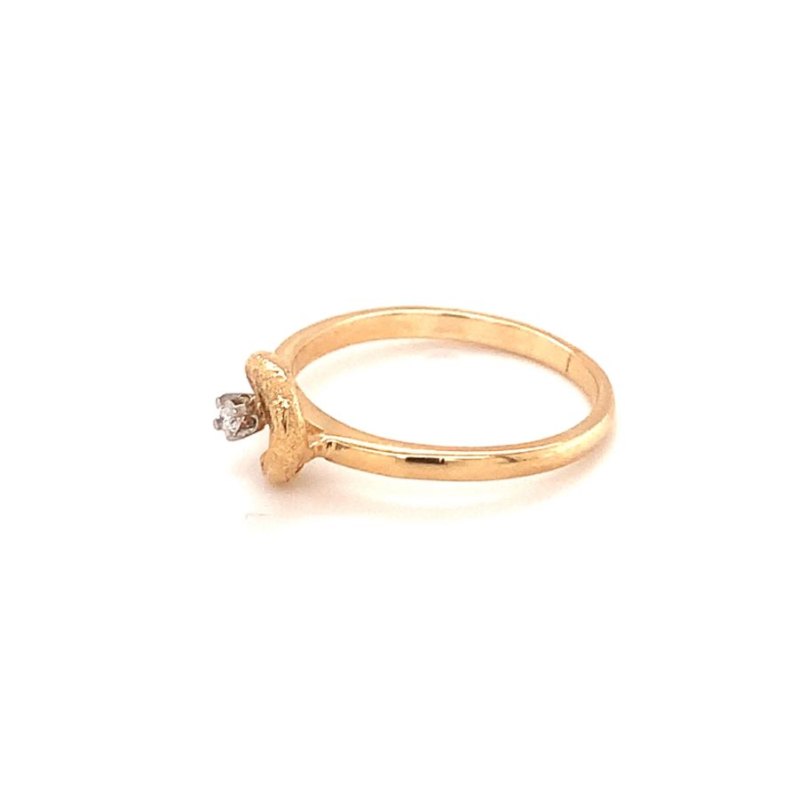 14K-YG DIAMOND RING