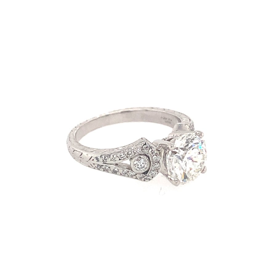 Platinum Diamond Solitaire Ring