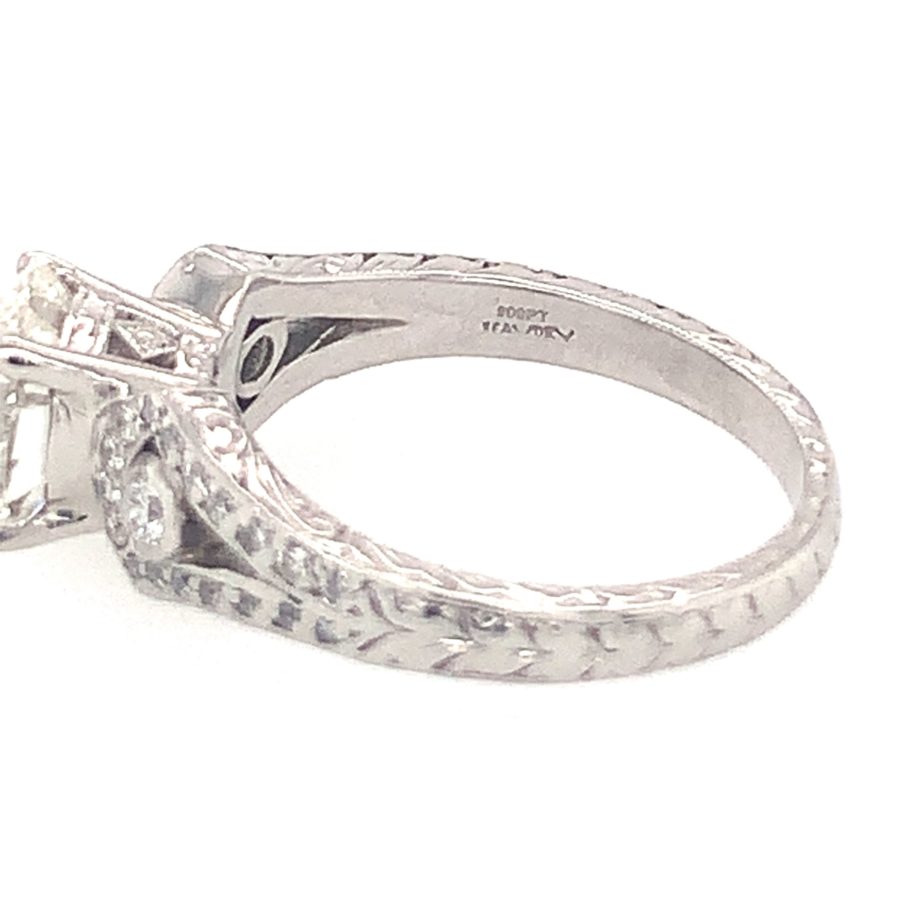 Platinum Diamond Solitaire Ring