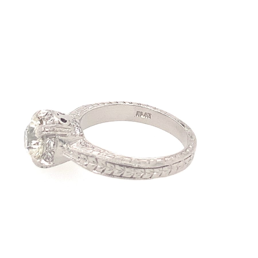 Platinum Diamond Solitaire Ring