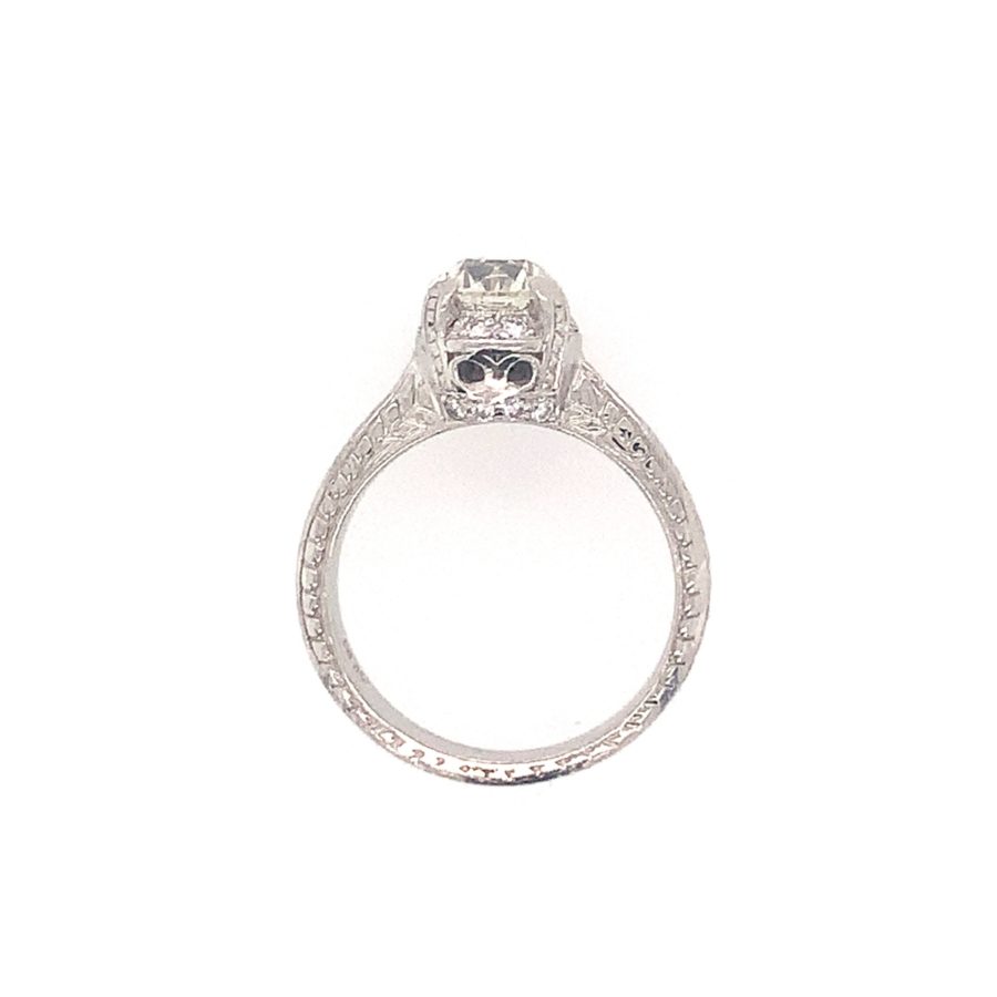 Platinum Diamond Solitaire Ring