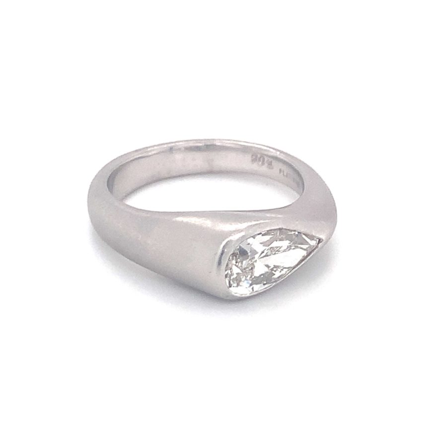 Platinum Diamond Solitaire Ring