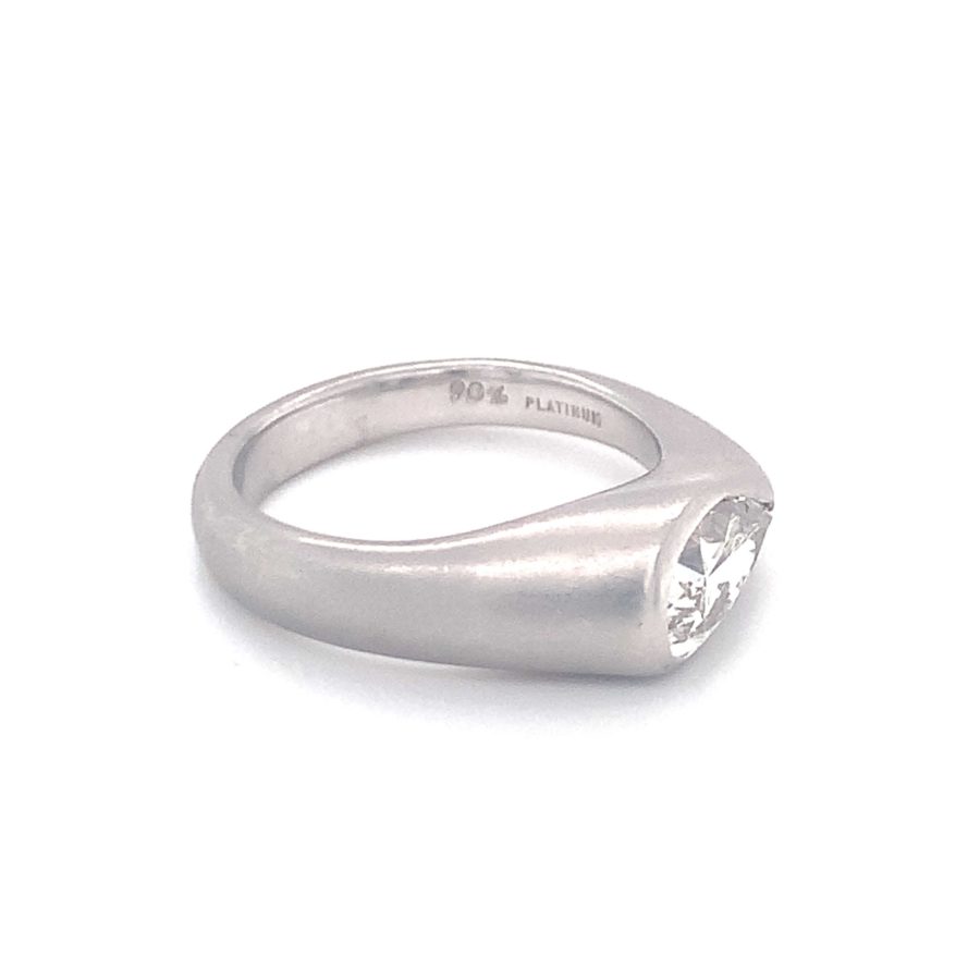 Platinum Diamond Solitaire Ring