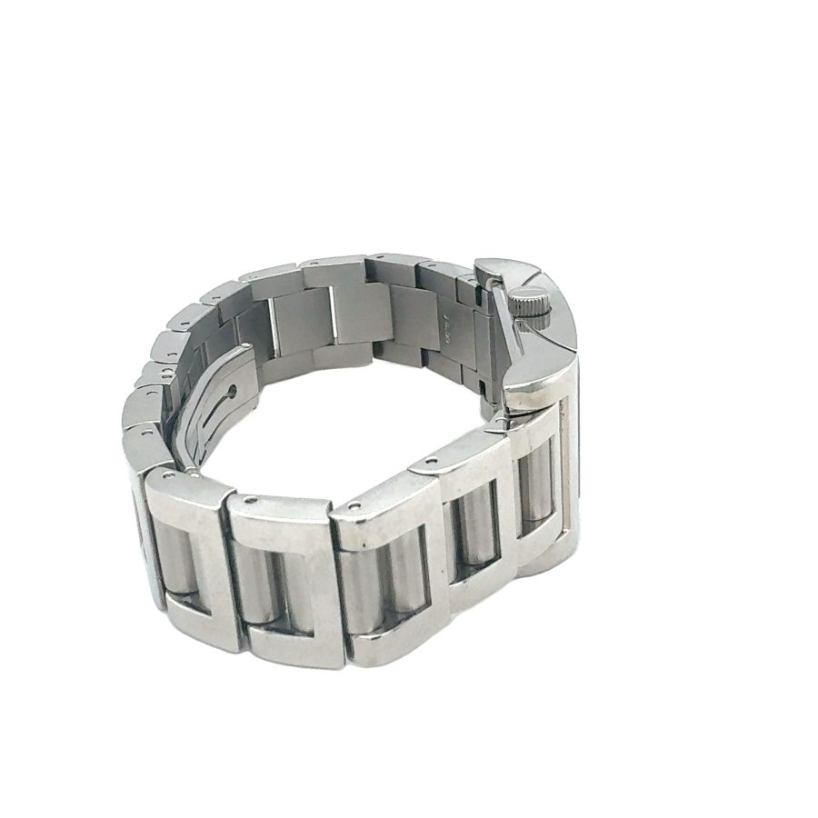 LADIES STAINLESS STEEL BULGARI RETTANGOLO WRISTWATCH