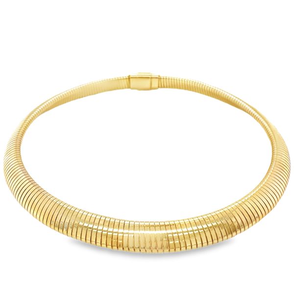 14K YELLOW GOLD TUBOGAS NECKLACE